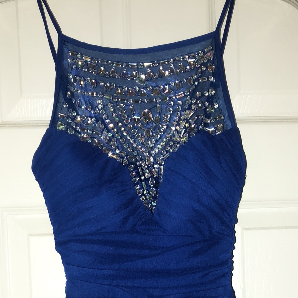B.Darlin royal blue dress
